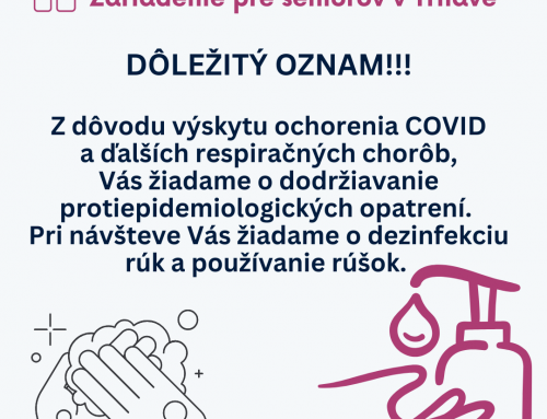 Dôležitý oznam
