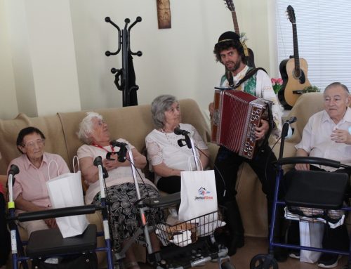 Hudobné vystúpenie harmonikára